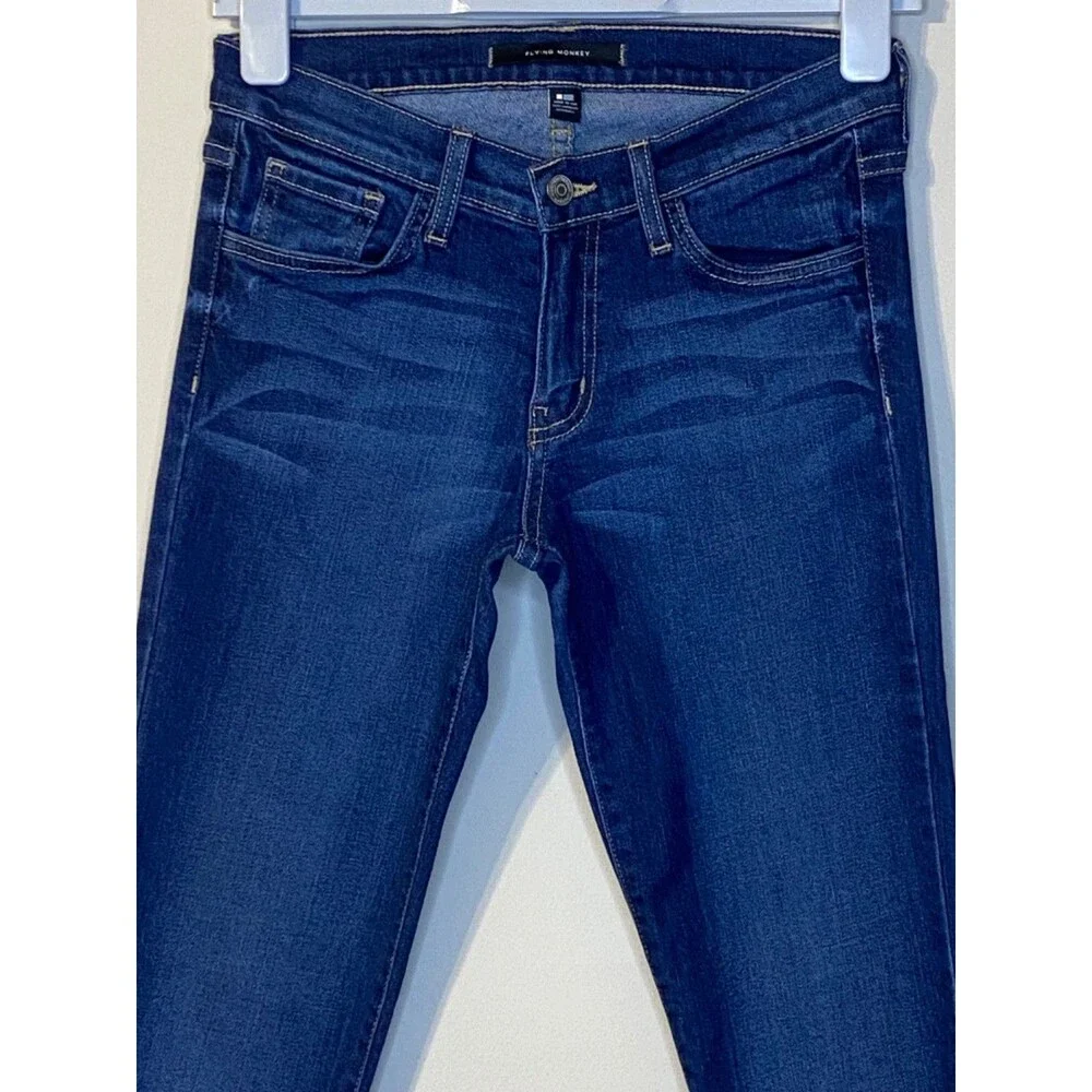 FLYING MONKEY WOMEN'S BLUE SKINNY JEANS SIZE 27